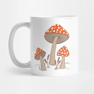 Trio of Mushrooms Mug